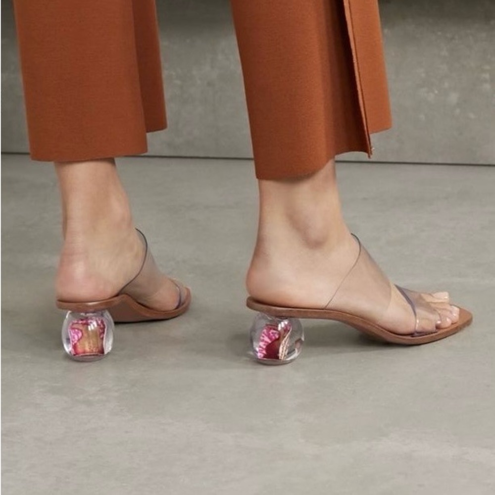 Cult Gaia Jila Flower PVC sandals